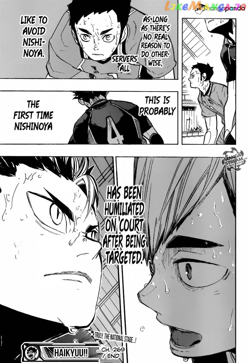 Haikyuu!!, Chapter 269 image 19